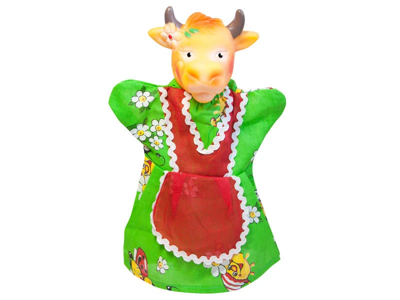 Fun Hand Puppet "Cow" for Expressive Play