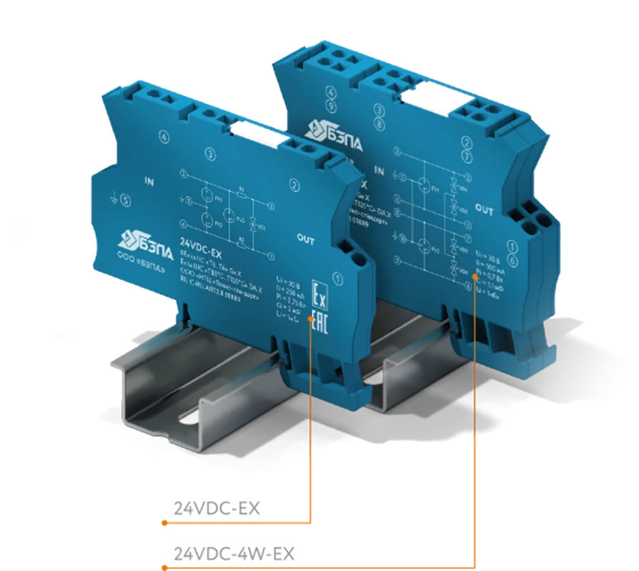 Surge Protection Device for Electrical Equipment, Model 24VDC-4W-EX