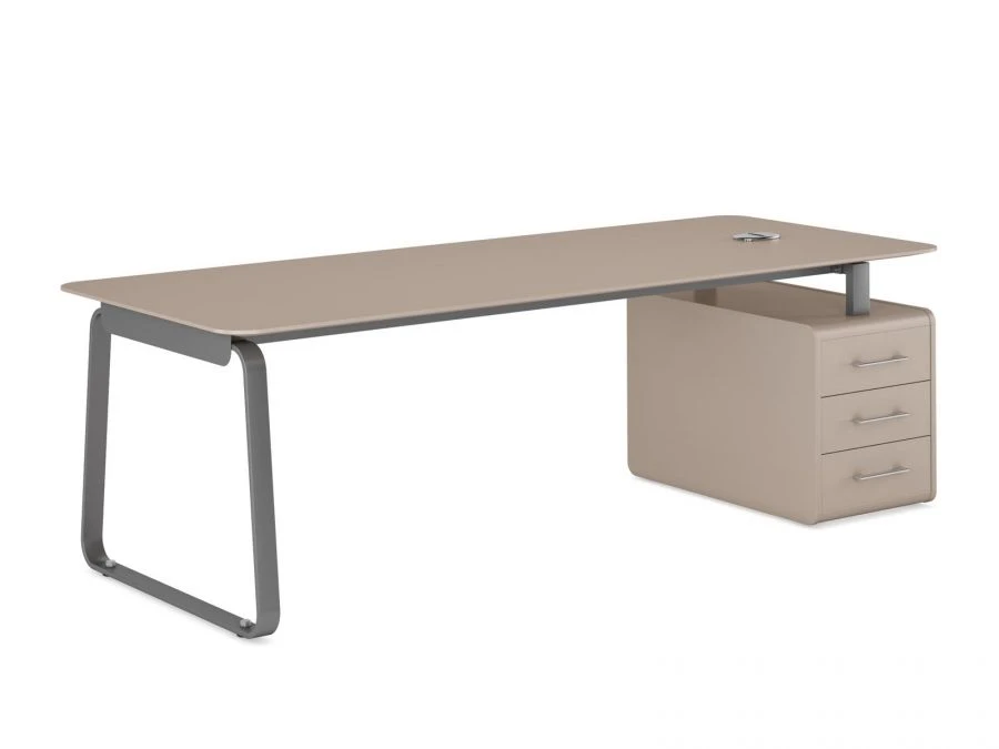 Modern Executive Desk with Support Tube (Universal), Art. JNS105NEW