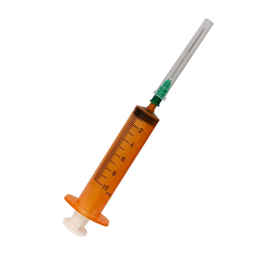 10ml Sterile Single-Use Injection Syringes with Needles - Luer
