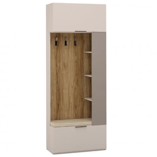 Left Section for Hallway in Mocha - SOHO HC8-02.DS/DV