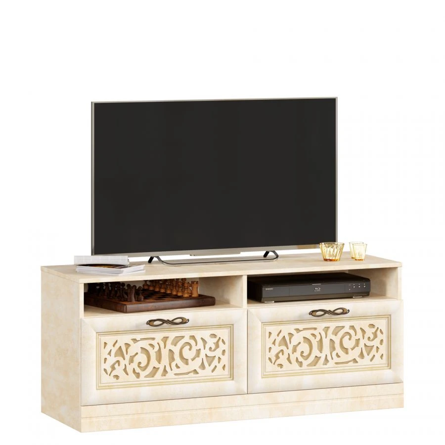 Alexandria LD 618080.000 TV Stand (Leather Lento/Rustic)