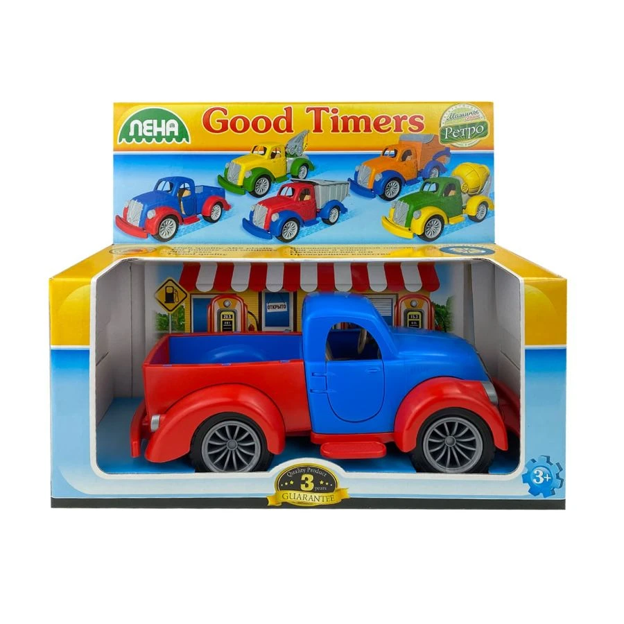 Retro Pickup Toy Car 30 cm - High-Quality Plastic
