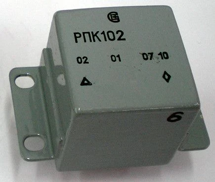 Sealed Polarized Electromagnetic Relay with Four Switching Contacts RPK102