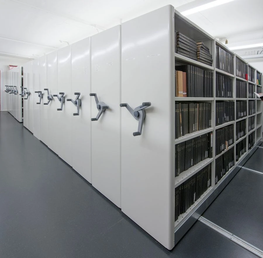 Mobile shelving system KASTEN