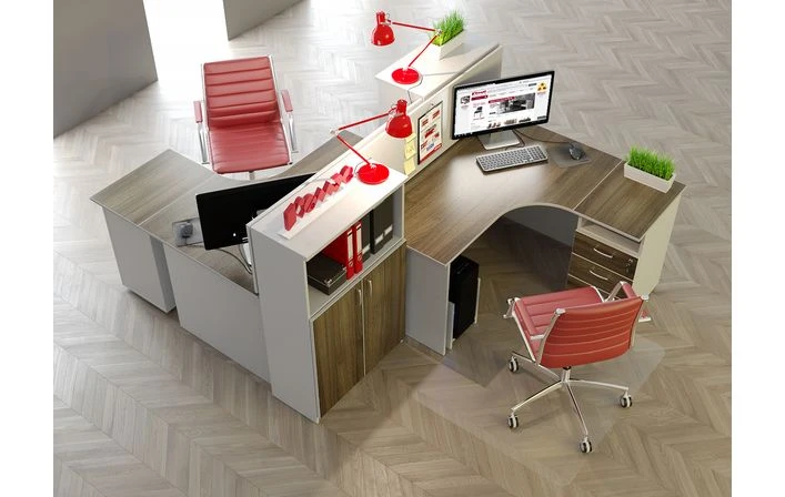 Wooden Office Desks for Administrative Spaces - EASY STANDARD Collection