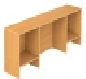 Table Barrier Shelf for Public Spaces, Model PLB3.14