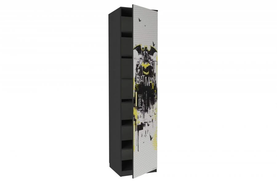 Modern Type 1 Single-Door Cabinet (Black) Model LD.520030.000