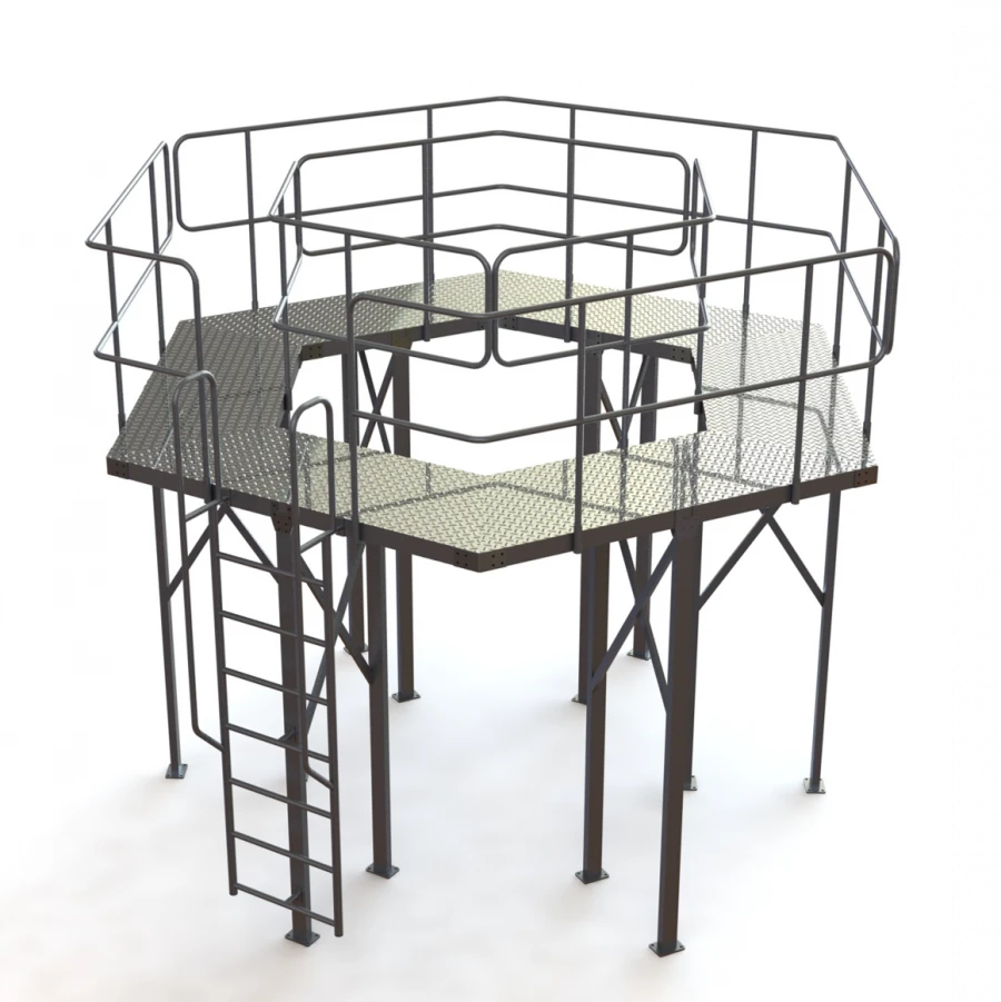 Stationary Circular Platform for Height Work PSA-2200-1000