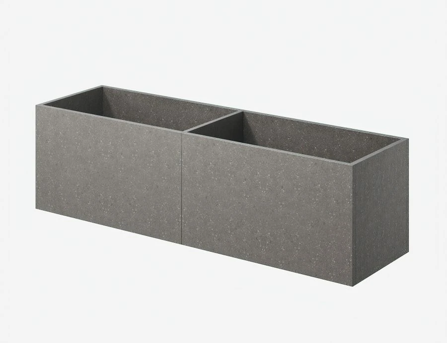 Eco Pot Titan-6, 1400x400x400 mm, Smooth Finish