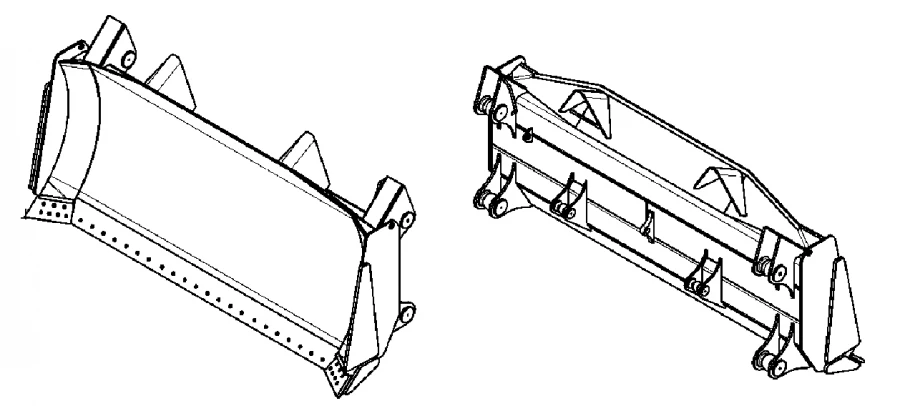 Excavation Blade Model 93503245 Heavy-Duty Construction Tool