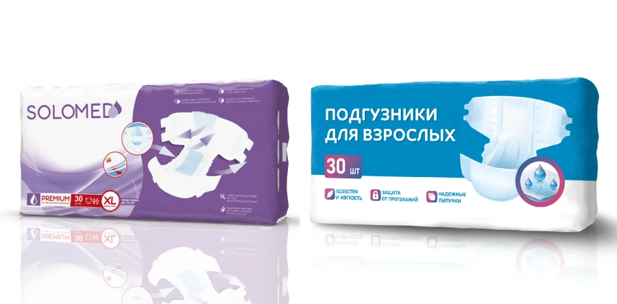 Premium Adult Disposable Diapers XL - 30 Pack