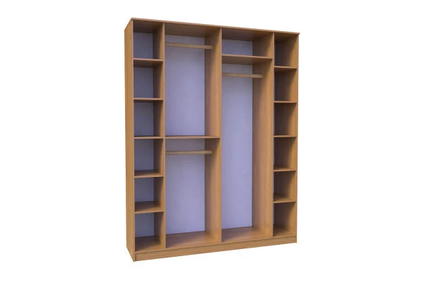 6-Door Wardrobe SK-6/5 with MDF Frame and HDF Backing