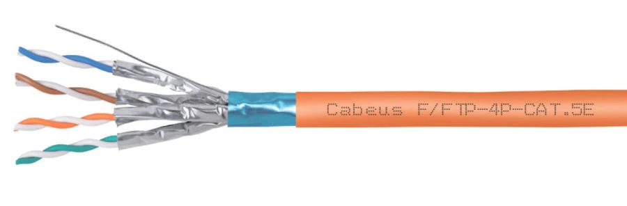 Shielded Twisted Pair Cable for Digital Transmission Systems Cabeus Category 5e