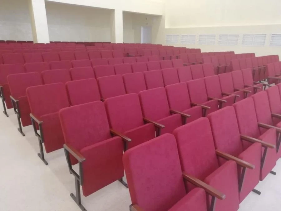 Theater Seats with Metal and Wood Frame