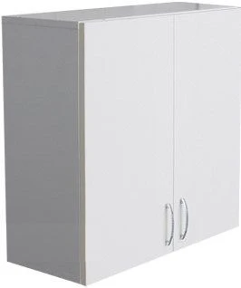 Wall-Mounted Cabinet with Two Doors and Shelf