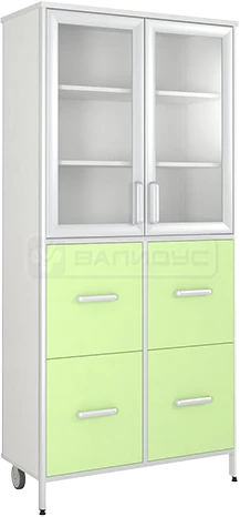 Medical Cabinet with 2 Doors and 4 Drawers - SHM-13K