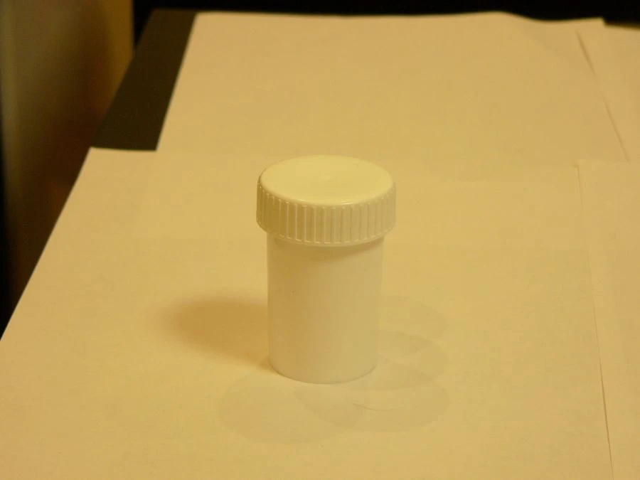 Disposable Non-Sterile Polymer Container for Biological Samples 60ml with Spoon - KKP