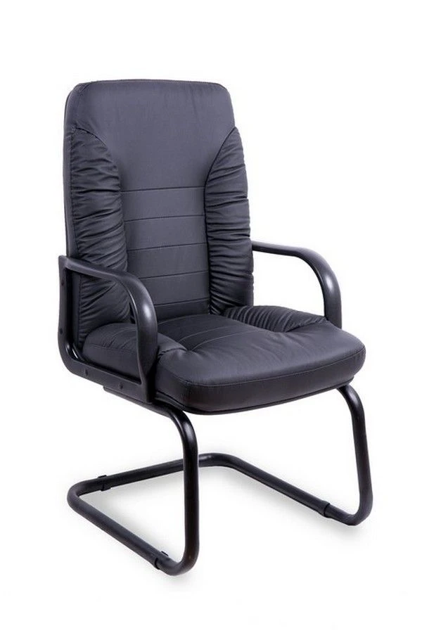 Non-Rotating Conference Chair Tango with Metal Base