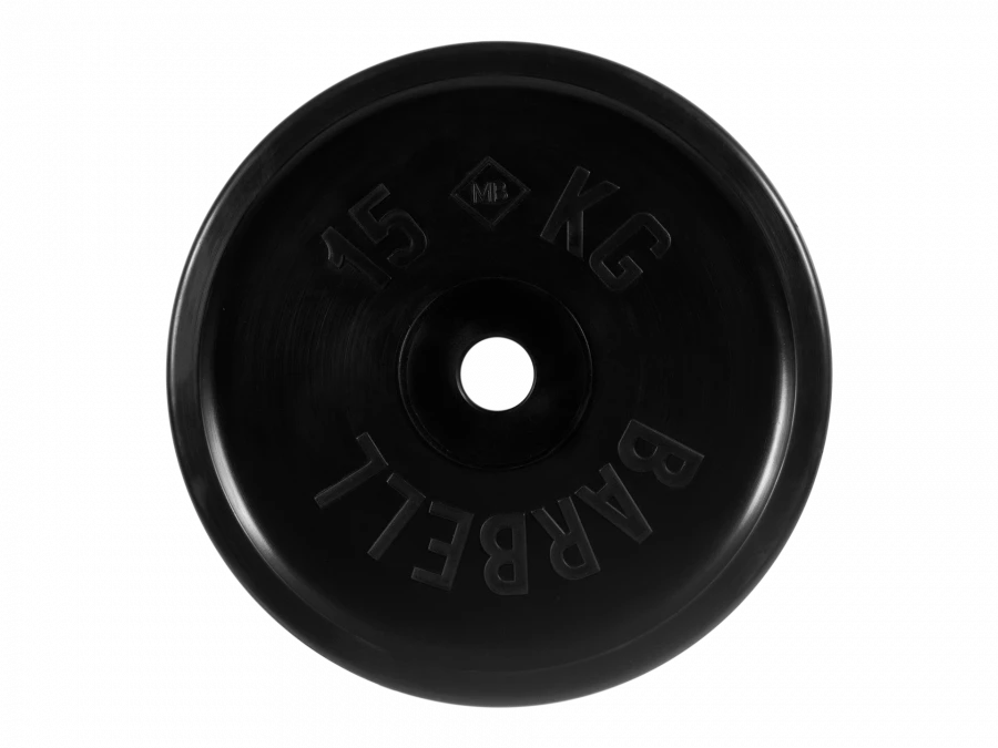 Rubber-Coated Disc "Euro-Classic", Black, 51 mm, 15 kg
