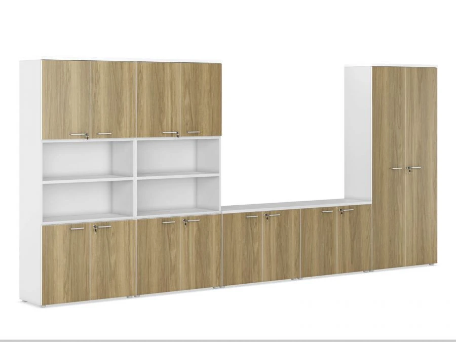 Medium Office Cabinet with Solid Doors, Art. CLF527