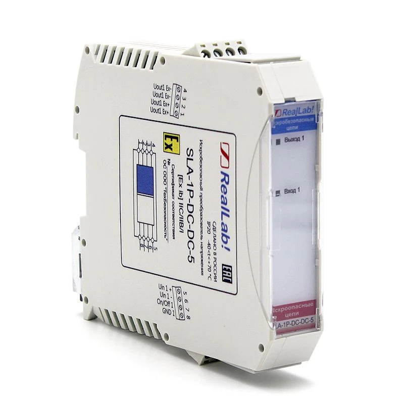 Single-channel Intrinsically Safe Power Supply SLA-1P-DC-DC-5