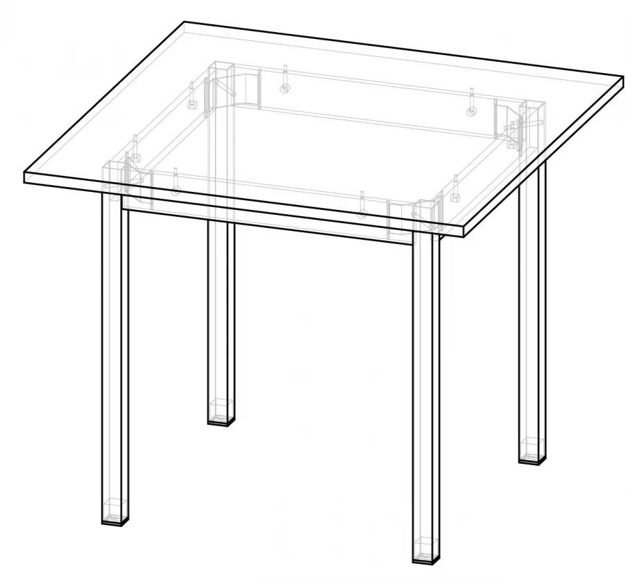 Dining Table ST 5 OB for Home and Office Use