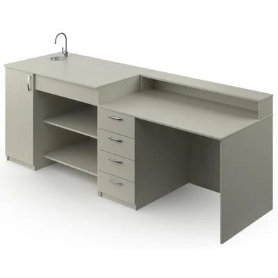 Laboratory Work Table with Sink for Physics, Chemistry, and Biology