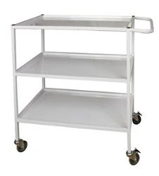 Mobile Procedure Manipulation Table with Glass Shelves