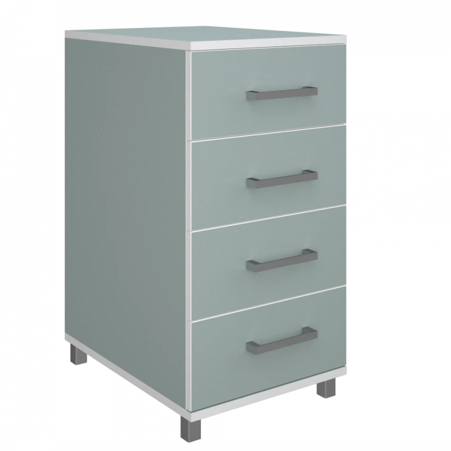 High Cabinet with 4 Drawers, 400x500x770 mm