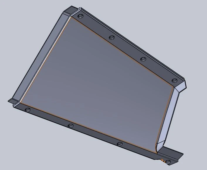 Fiberglass Side Panel for Front Mask, Left - Model 71-411.16.23.230