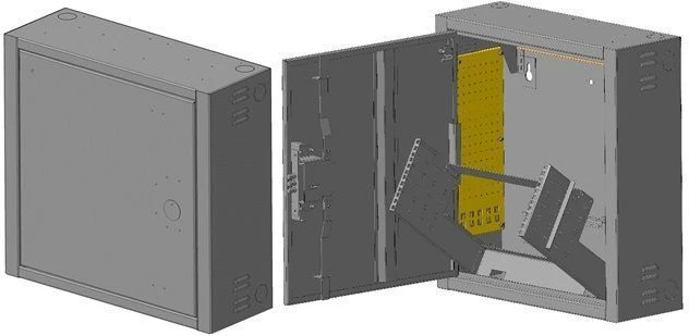 Enhanced Wall-Mounted Distribution Cabinet SHRN-4U-235-22