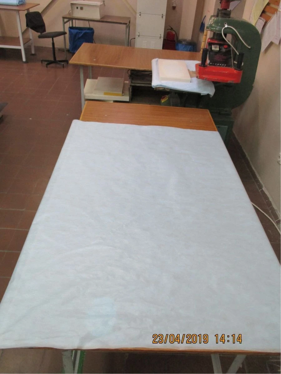 Sterile Disposable Nonwoven Sheet for Maternity Kit KBR "HEKSA