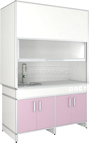 Round Aluminum Frame Exhaust Cabinet SHV-4KN