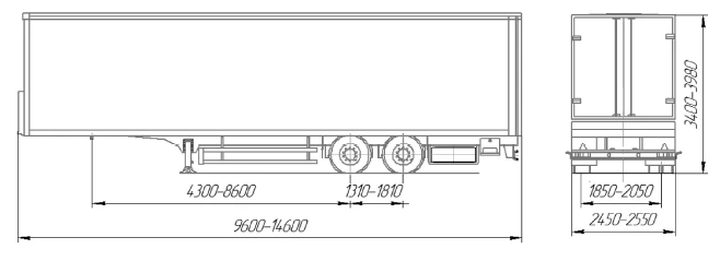 Cargo Semi-Trailer 949180 for Safe Transport