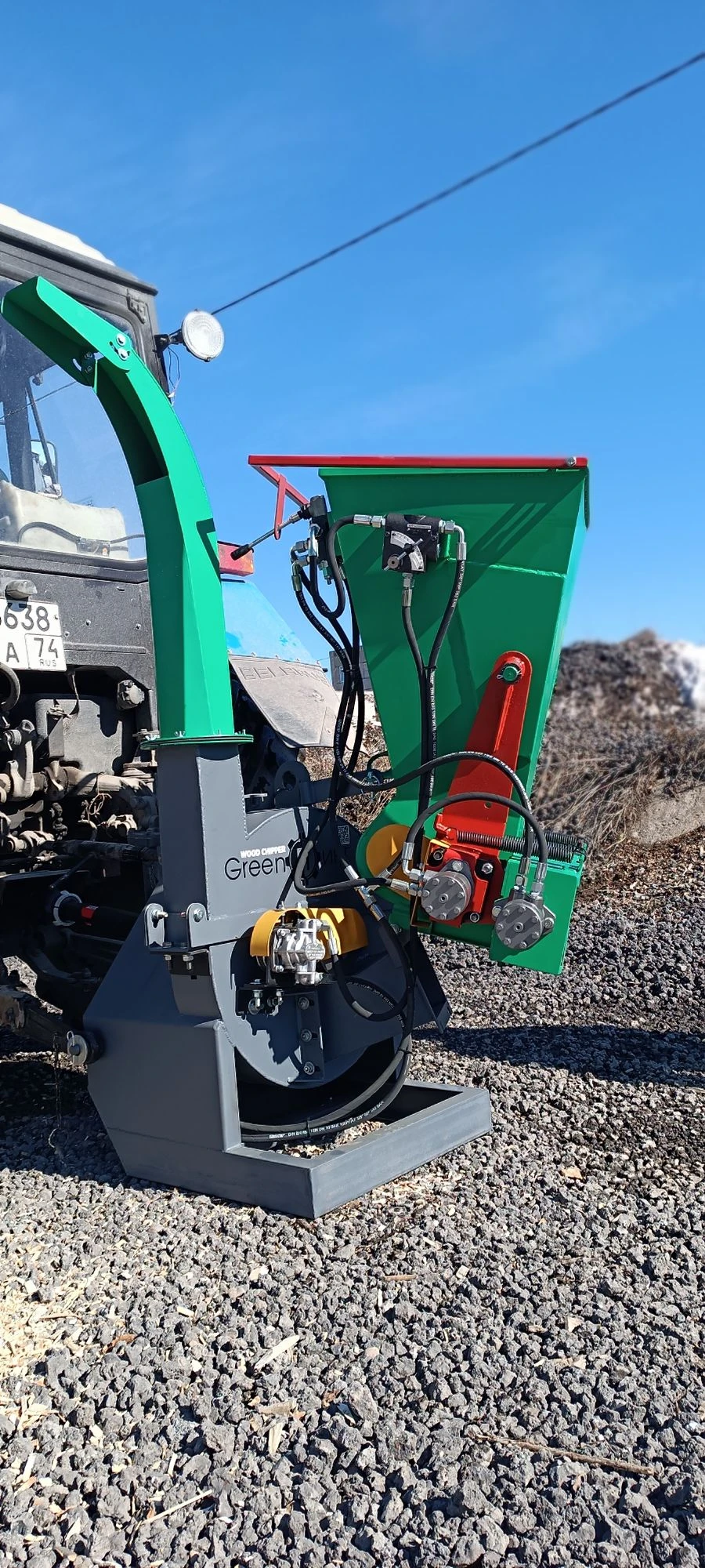 Wood Shredder "GreenPing WC 750 VOM Pro