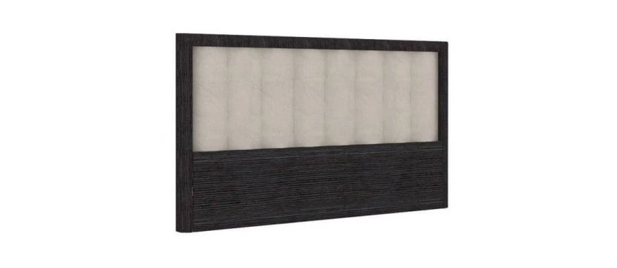 Soft Bed Headboard 1600 Sonata LD 628 in Gray/Chocolate/Wenge Cavo