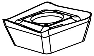 Carbide Insert SF08-ZR04-C5M M20P for Milling