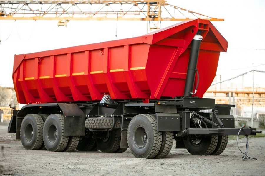 Dump Trailer SAV 83433D with Leaf Spring Suspension