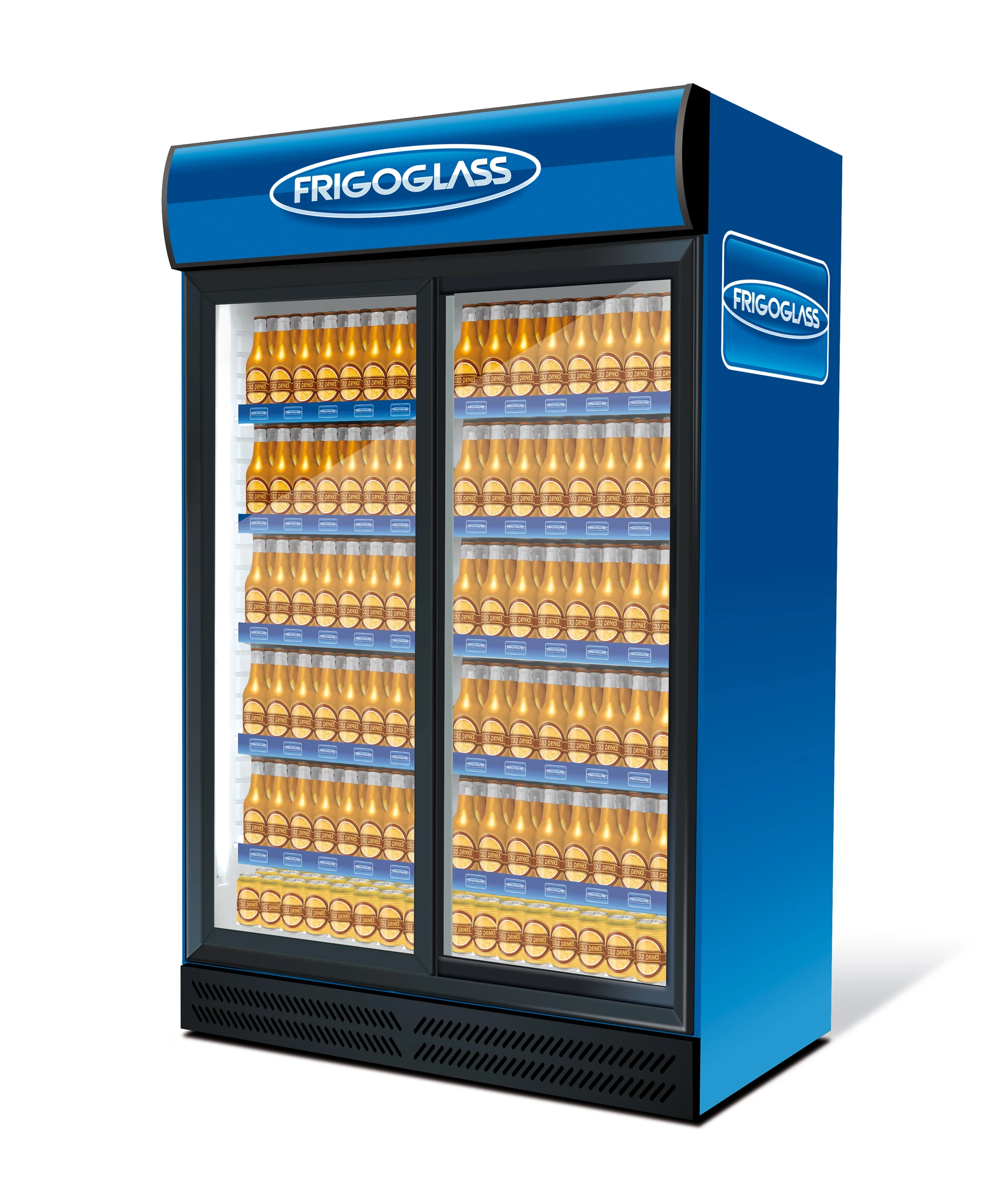 Холодильная витрина двухдверная FRIGOGLASS Super-16 SD [R290]