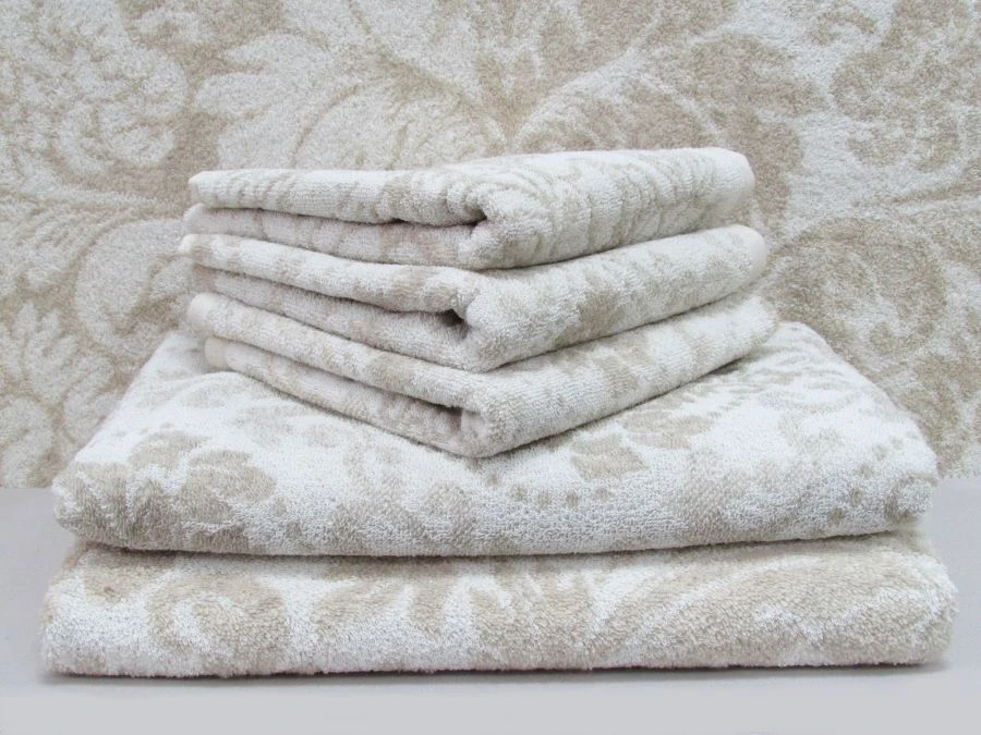 Mixed Yarn Terry Towels (Cotton 85% + Linen 15%)