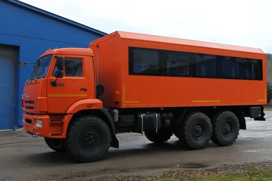 Specialized KAMAZ 018/2011 Construction Bus for Crew Transport