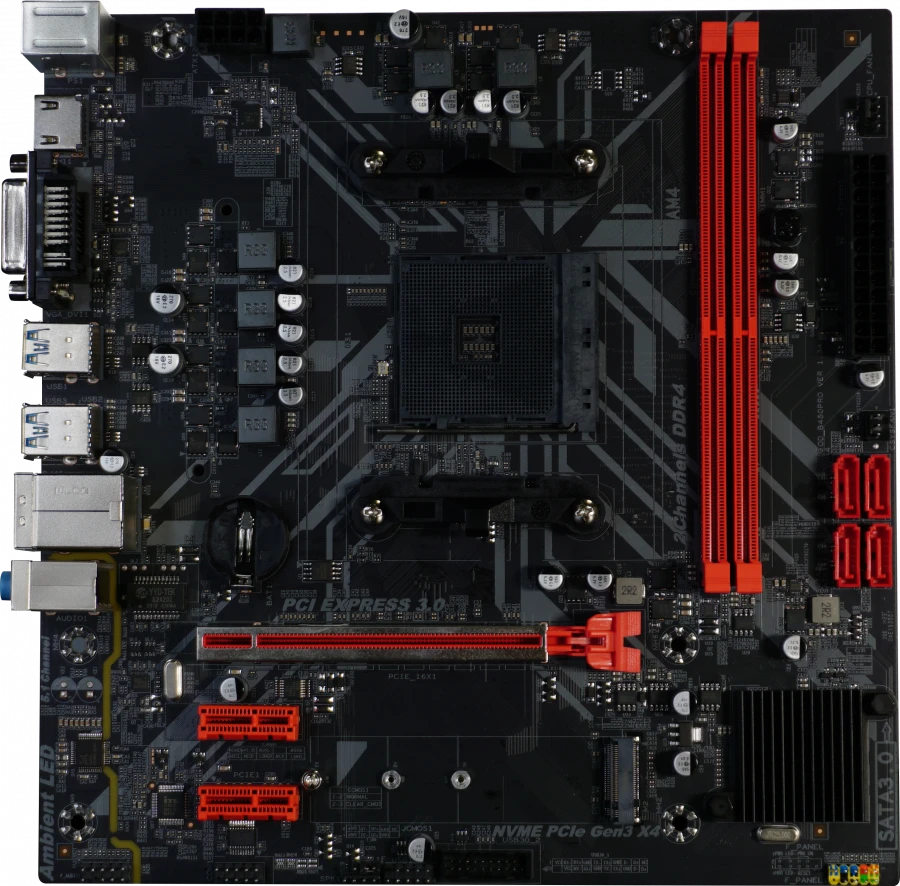 Life Tech B450M-VHD-PLUS Motherboard for Systems and Devices