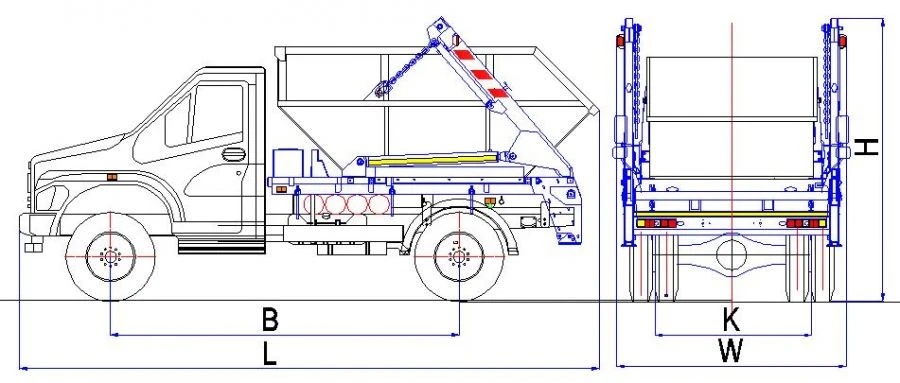 Waste Transport Truck MK-1561-G3