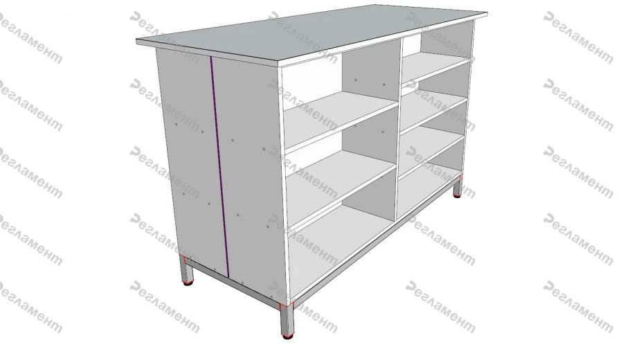 Laboratory Table V2 500-2500x300-1200x650-1250mm