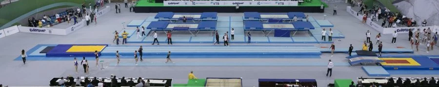 Fiberglass Acrobatics Track for Training and Competitions