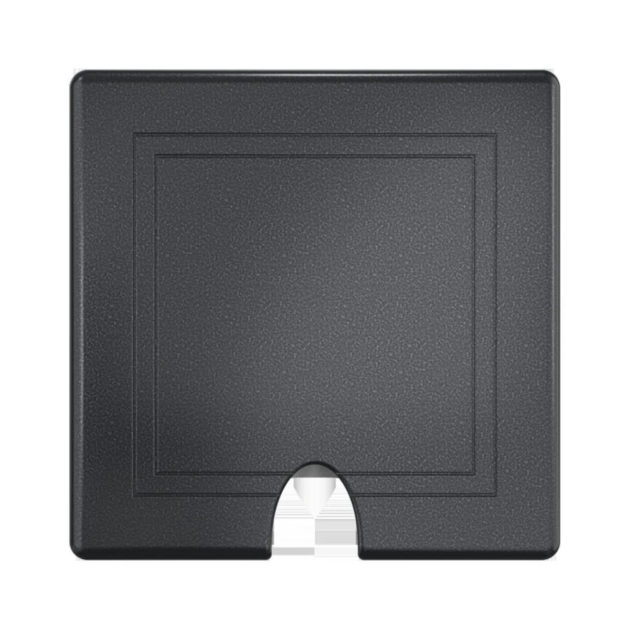 Caduceus Aling Prestige Junction Box for Concealed Wiring, Black, Art. 640.E1