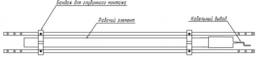 Polymer Anode Grounding Electrode for Deep Grounding AЗП.ПТМ.Г