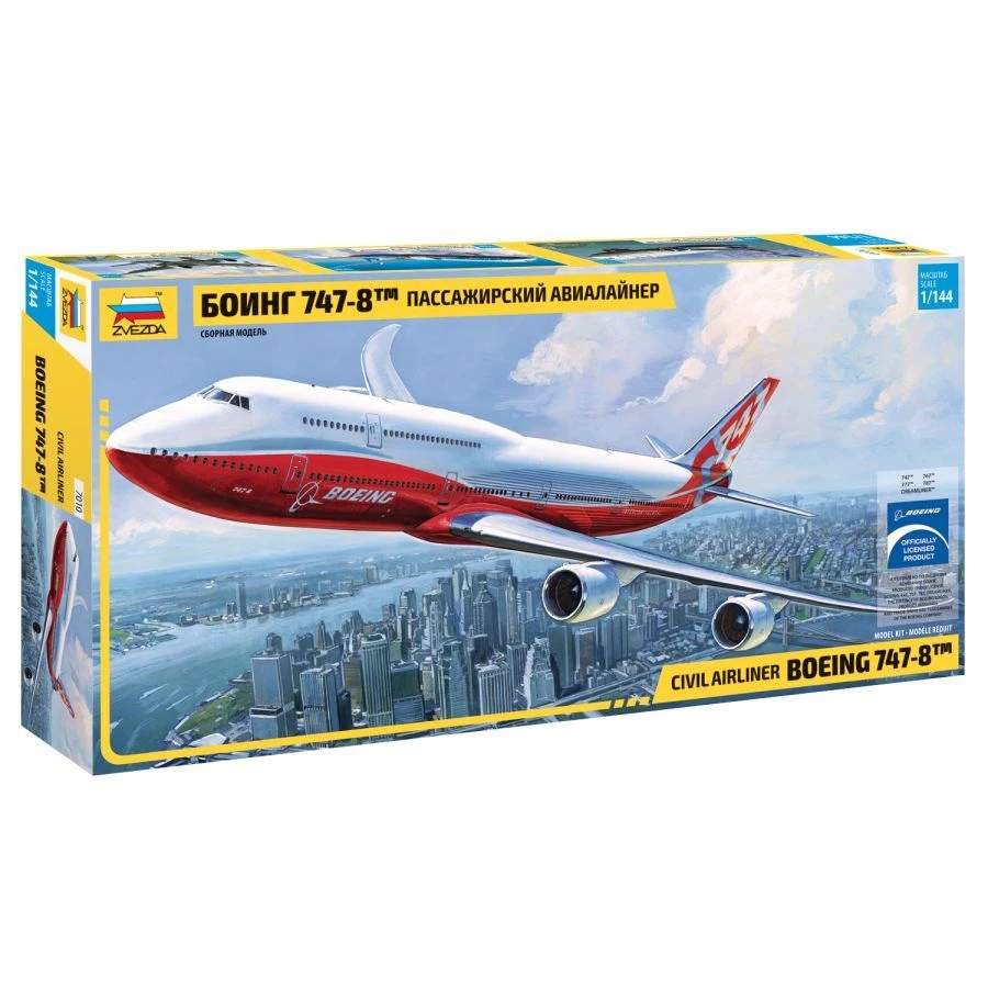Boeing 747-8 Passenger Airliner Buildable Model