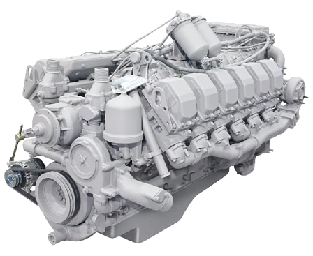 12-Cylinder Diesel Engine with V-Configuration YAMZ-8503